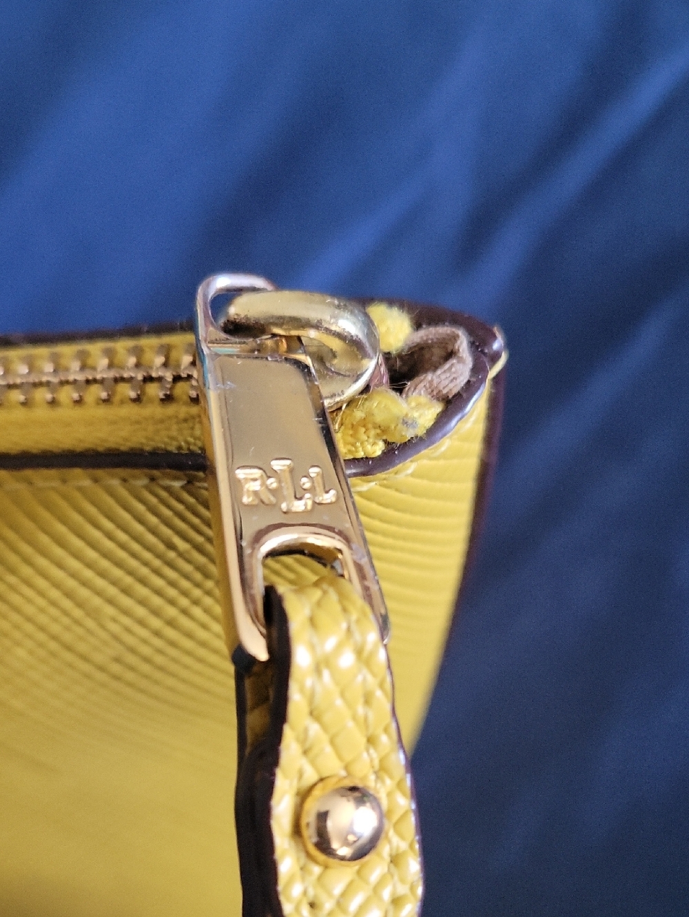 Ralph Lauren Yellow Wrislet Bag - Picture 3 of 10
